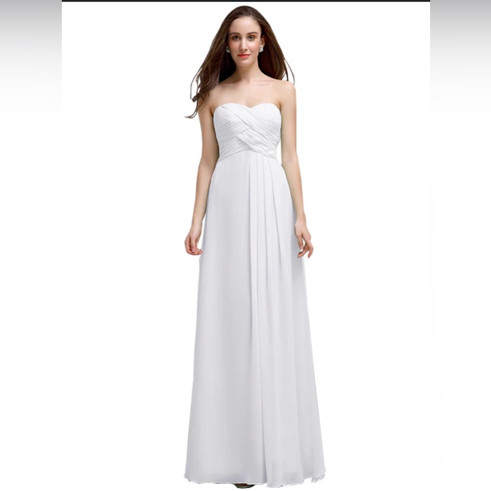 Simple Sweetheart Sleeveless A-Line Floor-Length wedding dress